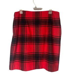 Not for sale. Talbots Red Plaid Wool Skirt Women’s Size 12 – Classic Tartan